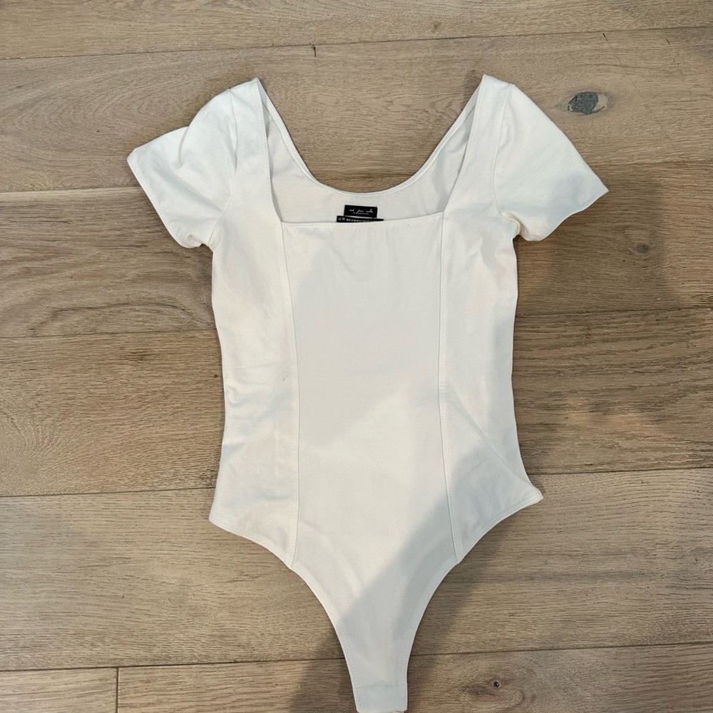 NEVER WORN! White Urban Outfitter Square Neck Bodysuit
